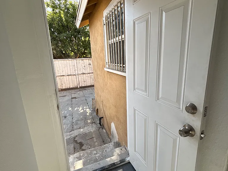 BACK DOOR IN LAUNDRY AREA