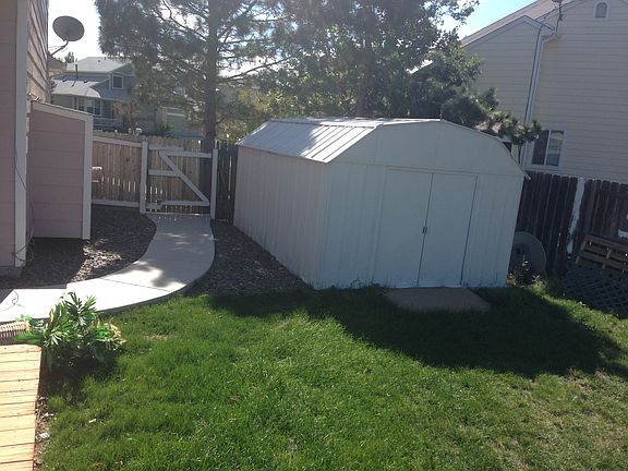 Storage Shed in the yard