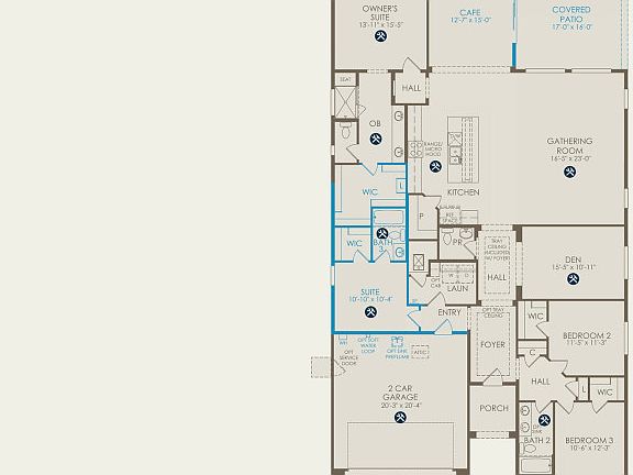 Parklane Floor Plan, Quick Move-In Home, Floor 1