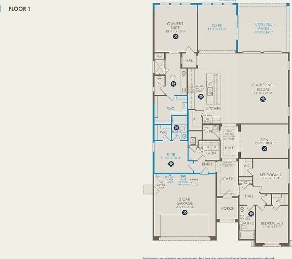 Parklane Floor Plan, Quick Move-In Home, Floor 1
