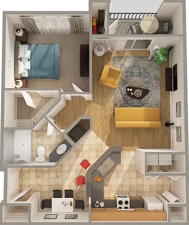 One Bedroom One Bedroom
