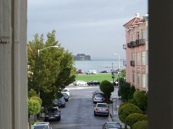View looking out living room window. (See nature from your windows, not a wall!).
