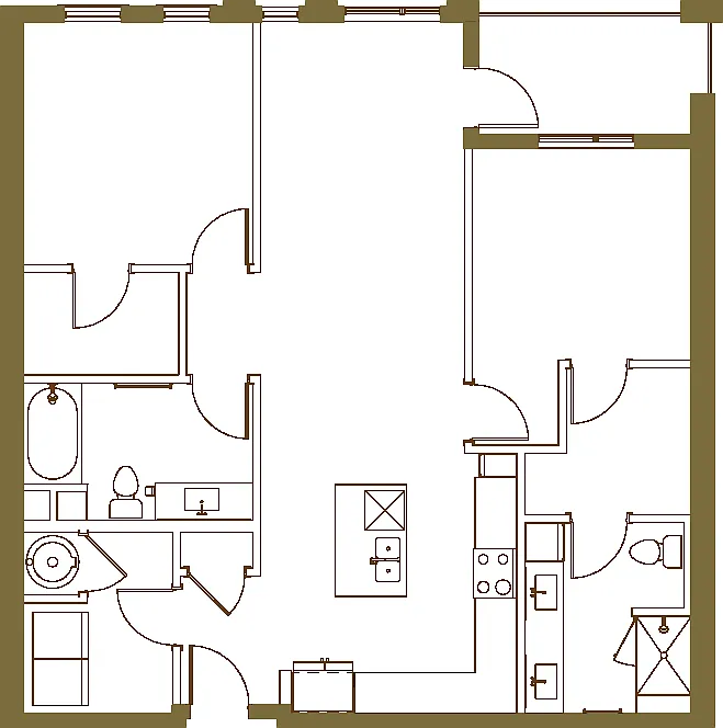 Floor plan 2B