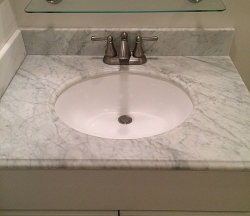 Newly upgraded luxury marble bathroom