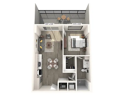 Floor plan The Cool Cat - WF