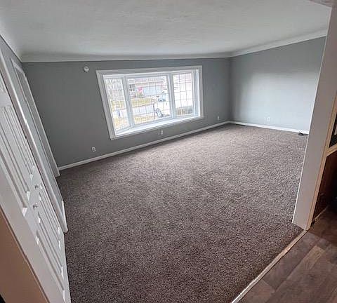 View of living room from dining room