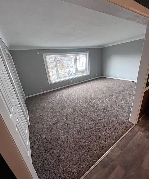 View of living room from dining room