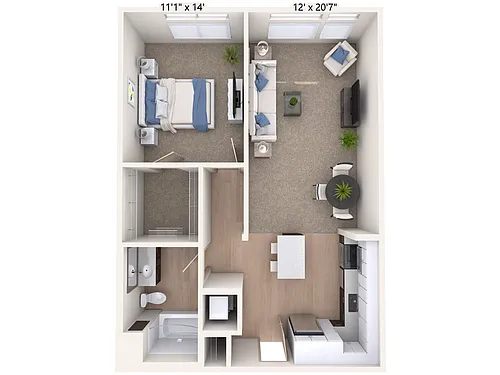 Floor plan A6-Two