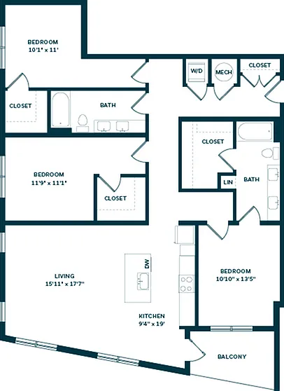 3 Bedroom 3 Bedroom