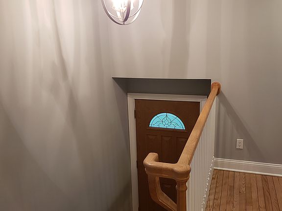 Front door to living room