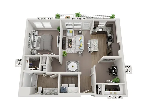 Floor plan A4 - Holiday