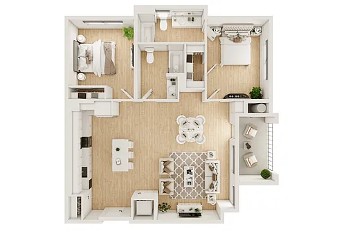 Floor plan 2A1