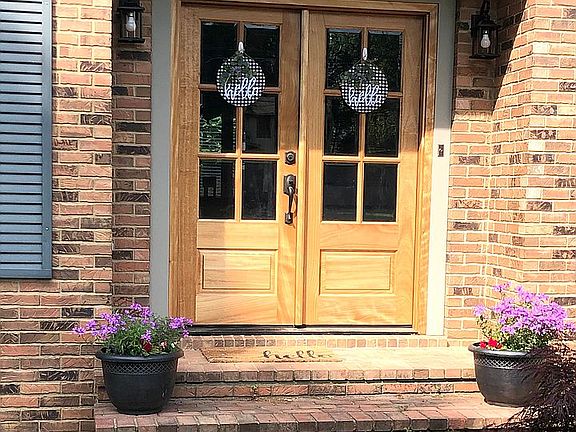 Beautiful new front doors!