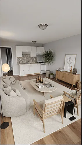 Floor plan 1 Bedroom 1 Bath