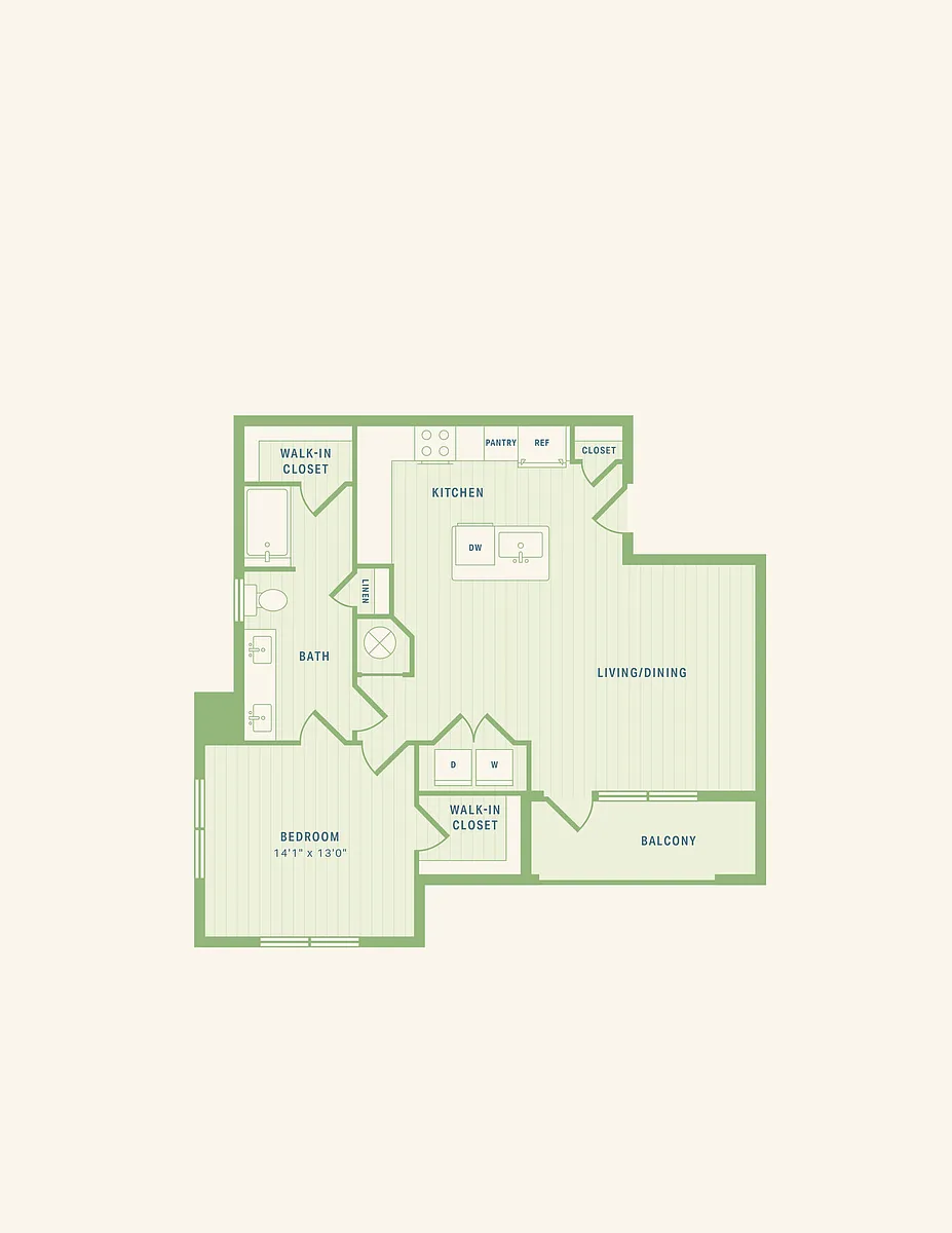 Floor plan The George (A3)