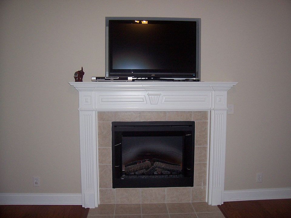 Fireplace with TV Niche