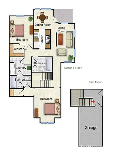 Floor plan The Marigold Park West Gardens