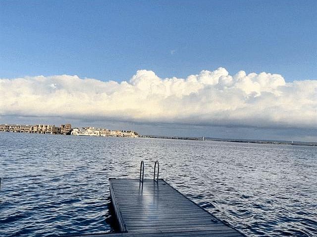 Private dock for direct access to the water from the townhome