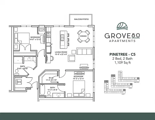 Floor plan Pinetree - C5