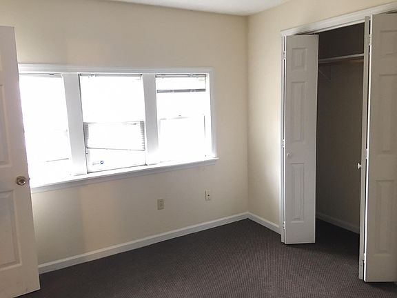 One of the bright bedrooms