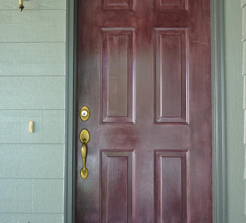 Stained Front Door