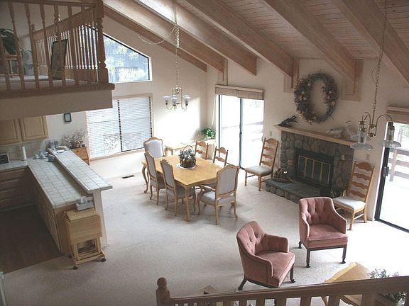 Dining and living areas