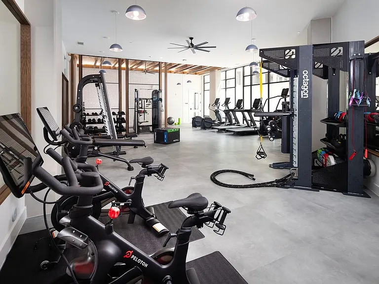State-of-the-art fitness center