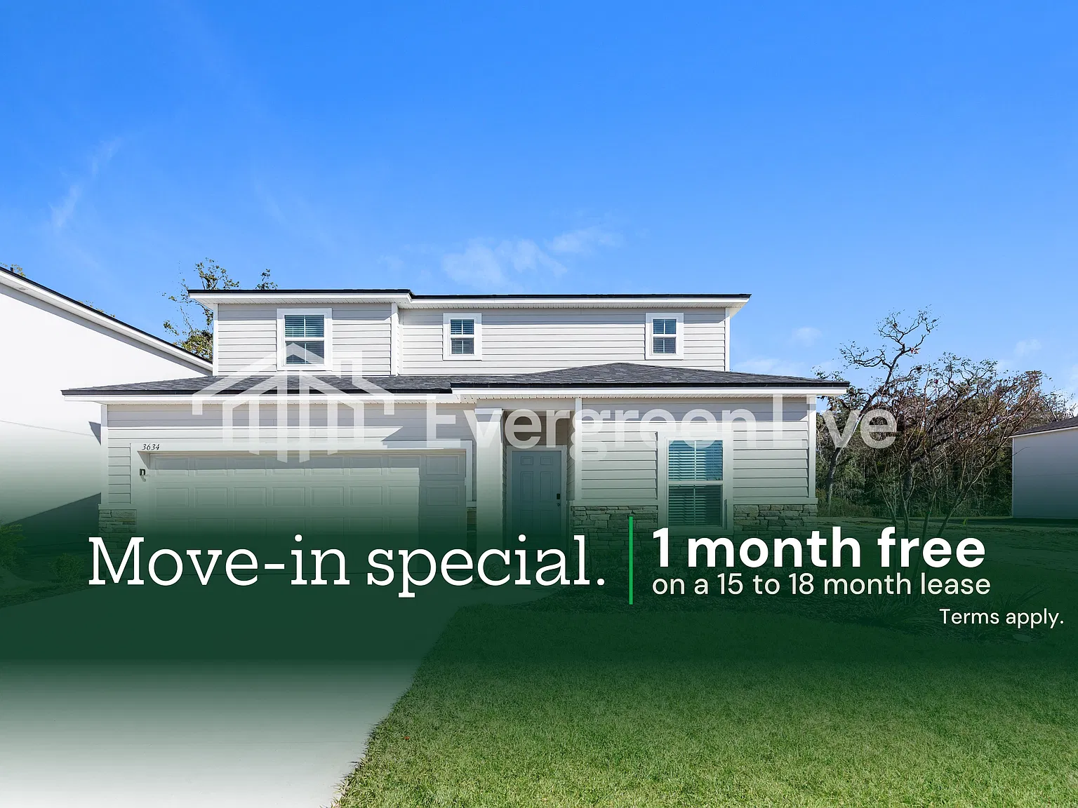 3 bed, 2.0 bath, 2436 sqft, $1,970 — Photo 1