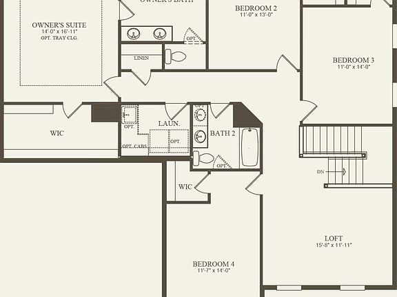 Second Floor 4 br 2.5 ba