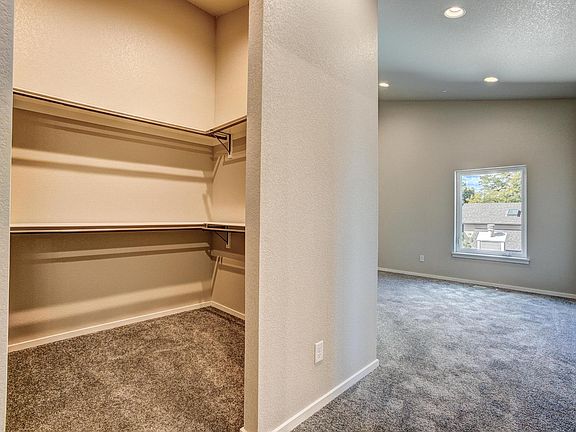 Master bedroom and closet