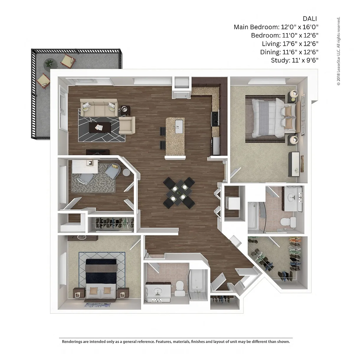Floor plan Dali