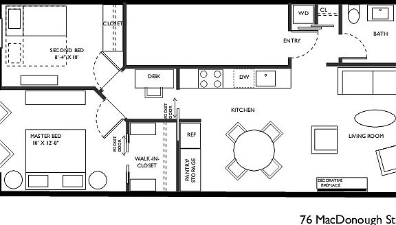 2nd image of 76 Mac Donough St #2