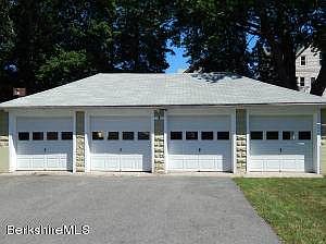 Garage and paved drivewy