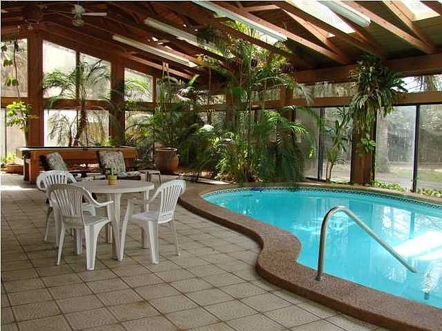 2400 SQ ft. atrium with indoor pool
