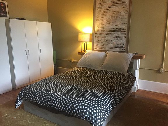 bedroom area. comes with armiores.