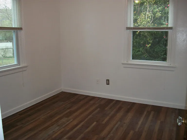 Bedroom at back of house