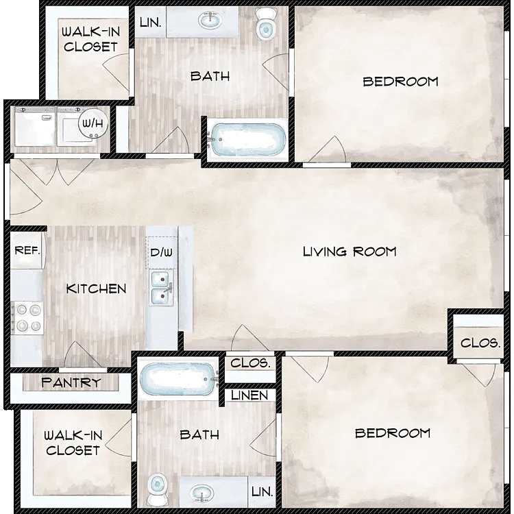 Floor plan B-1