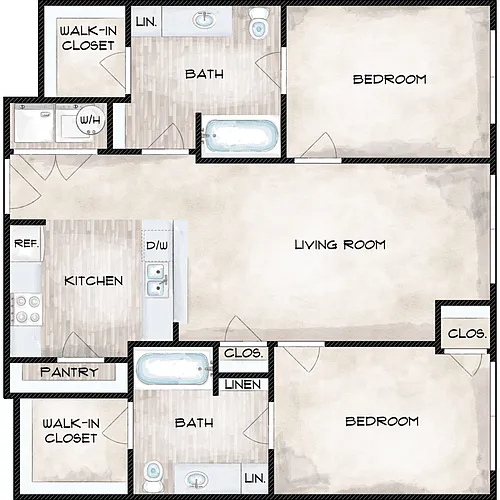 Floor plan B-1