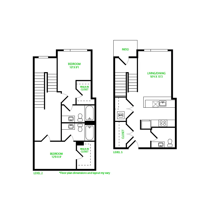 Floor plan TH 1.2