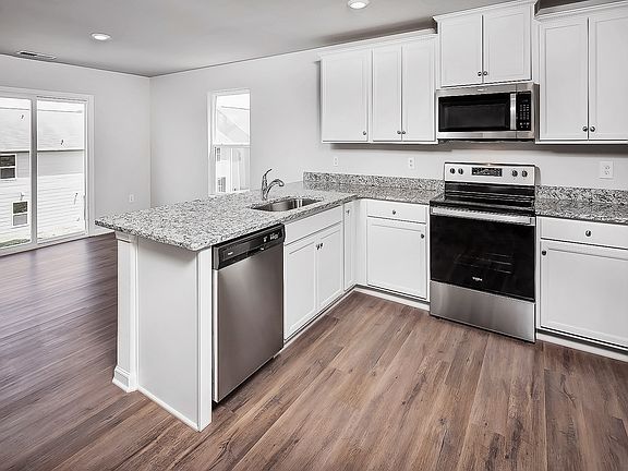 Upgraded vinyl plank flooring