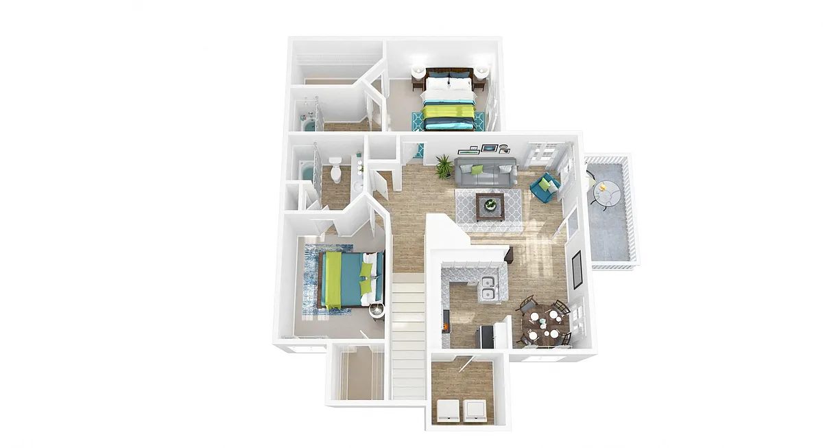 Floor plan Renovated Hunter