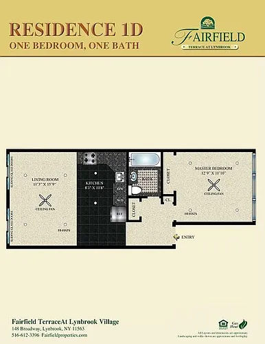 Floor plan 1Bedroom