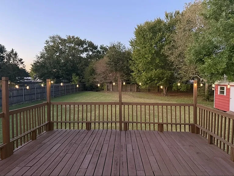 Back deck
