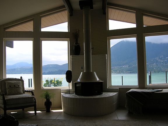 Cozy up to a fireplace