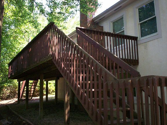 Large private deck