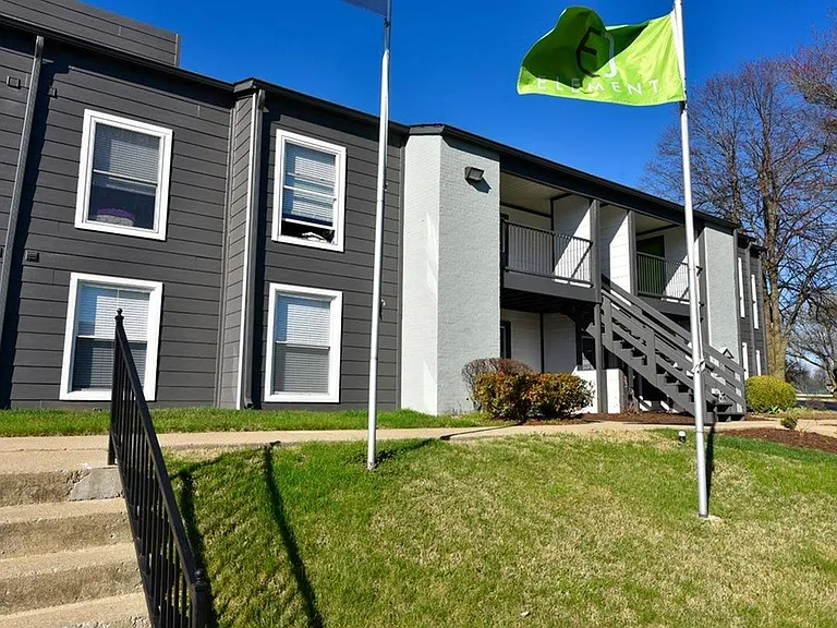 Building exterior and landscaping