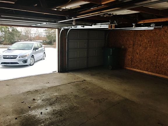 The inside the two stall garage.