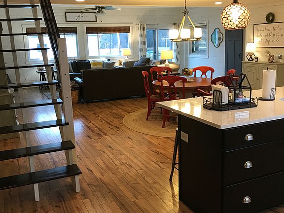 Open concept living space 