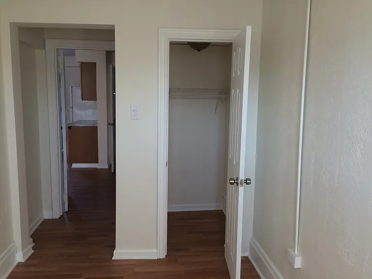 Bedroom & Closet View from Inside Bedroom