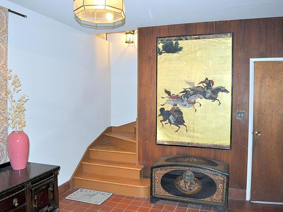 Stairway to upper level